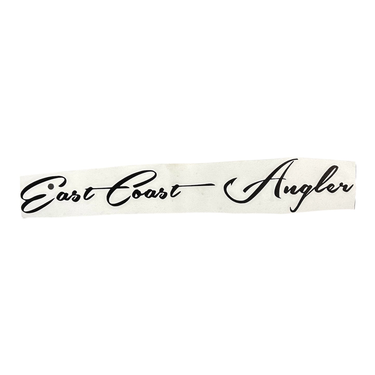12" ECA Script Decal