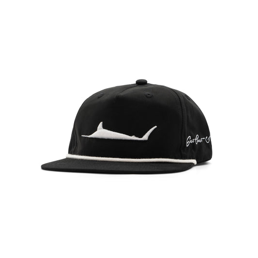 Marlin Puff Embroidered Rope Hat