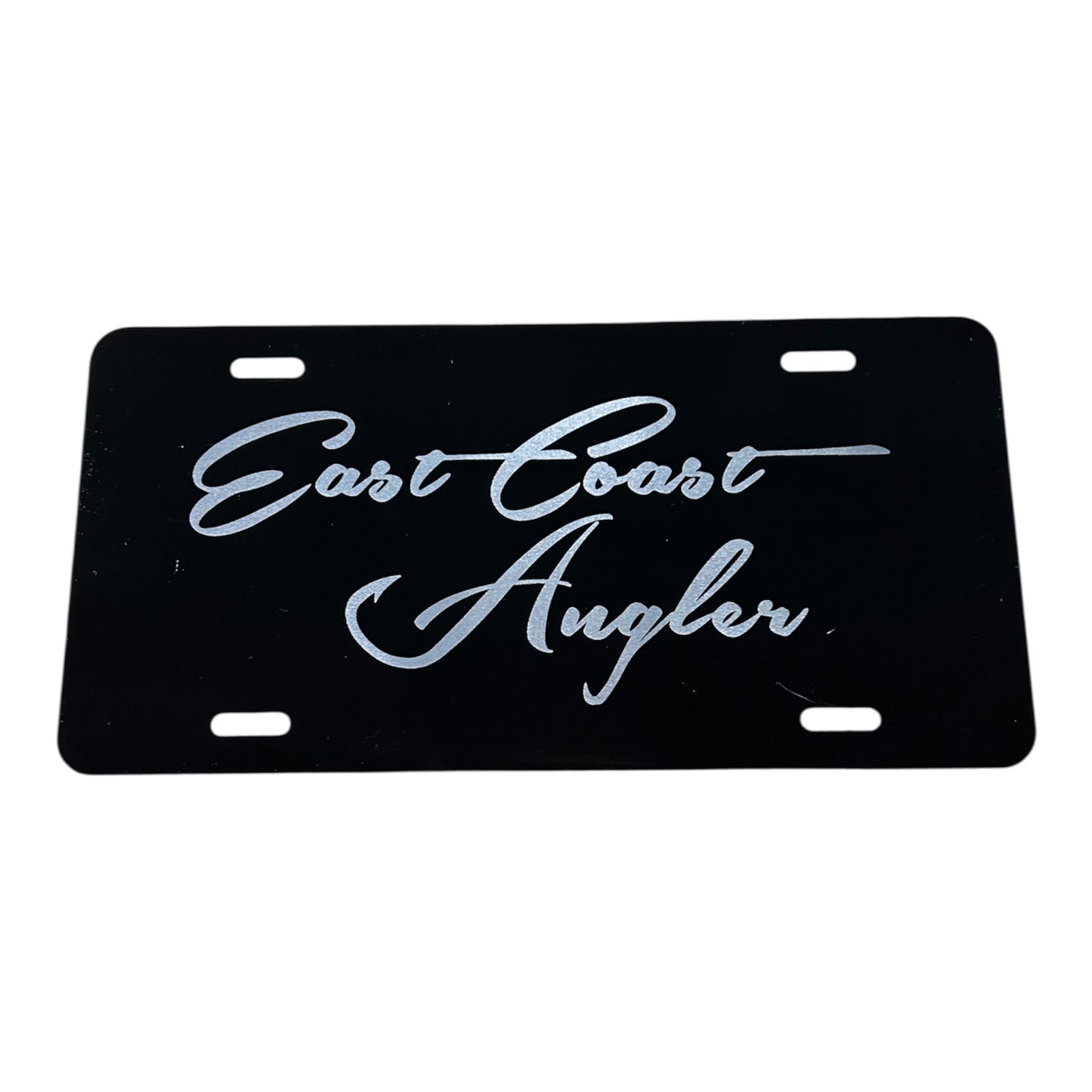 East Coast Angler Script License Plate