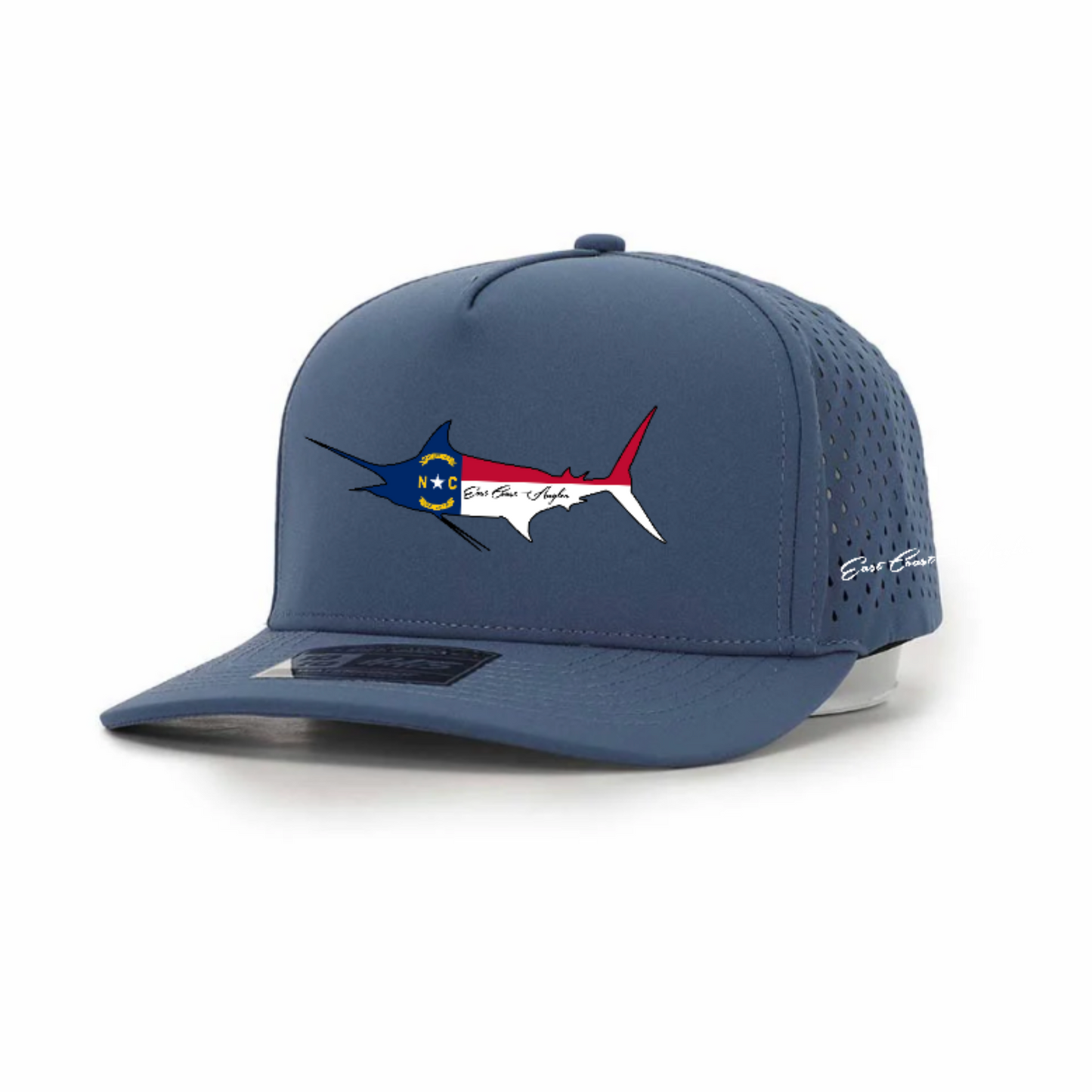NC Marlin Flag Embroidered Hat