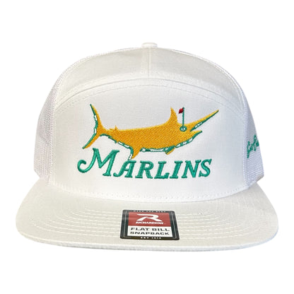 Embroidered Marlin Golf Hat