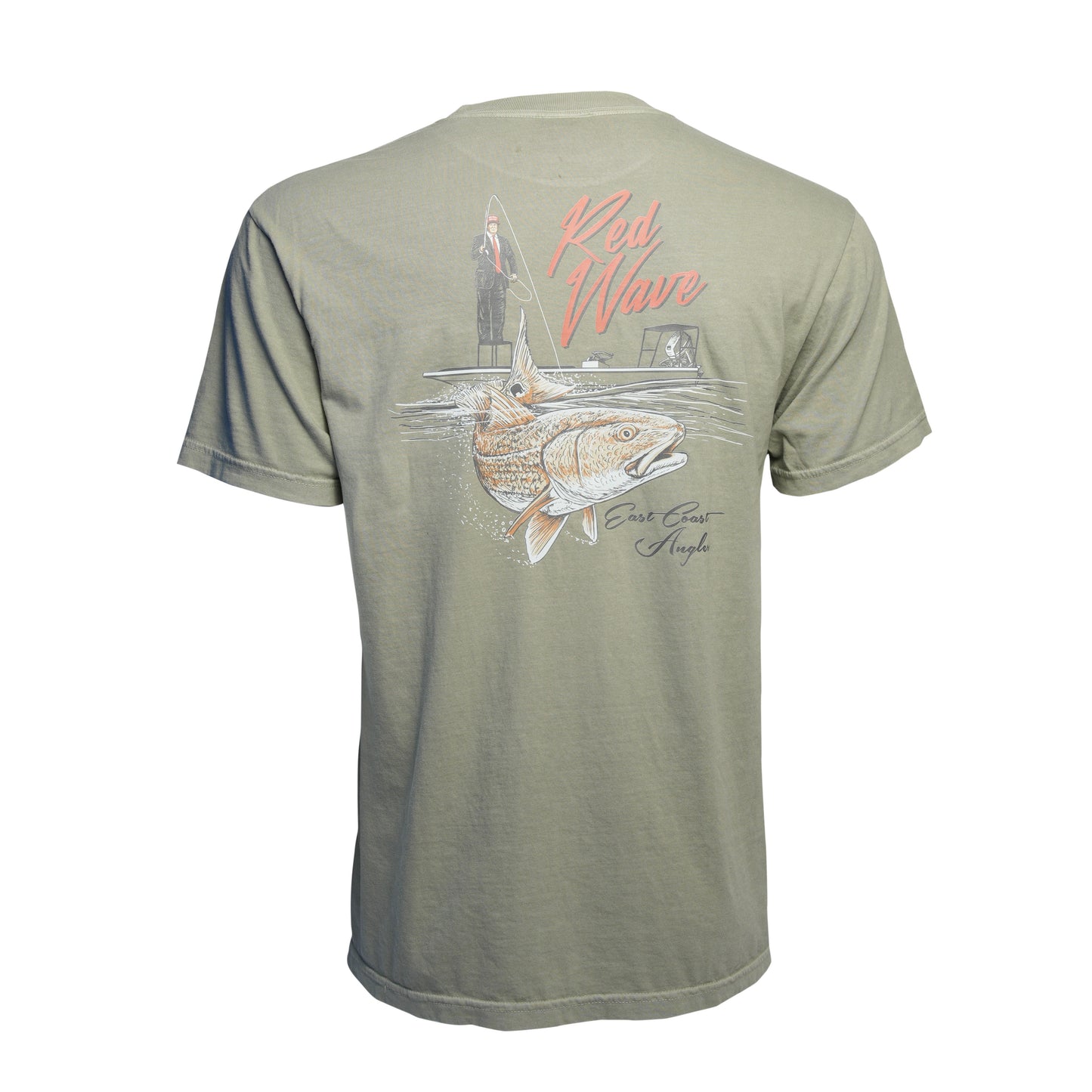Trump "Red Wave" East Coast Angler Tee