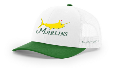Embroidered Marlin Golf Hat